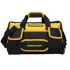 Tool Bag 16" Inch Heavy Duty Large Nylon Smart Tool Storage Bag Organiser 8 Outer & 19 Inner Side Pockets with Removeable/Adjustable Shoulder Str