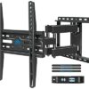Mounting Dream TV Wall Bracket Mount for Most 26-65 Inch TVs, Max VESA 400x400mm, Tilt Swivel for TV Max 45kg, Full Motion Double Arms Fit OLED L
