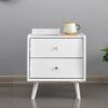SDFGH All Solid Wood Bedside Table Simple Nordic Style Bedroom Locker ，Mini Small Multifunctional Bedside Cabinet Simple