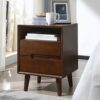 N/A All Solid Wood Bedside Cabinet, Bedside Cabinet, Economical Bedroom Simple Locker