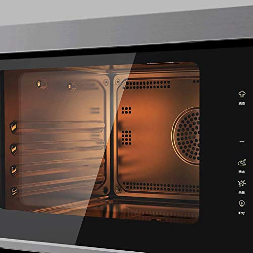 KKYKP Digital Countertop Toaster Oven,Steaming and Baking One Large Capacity 28L,Black