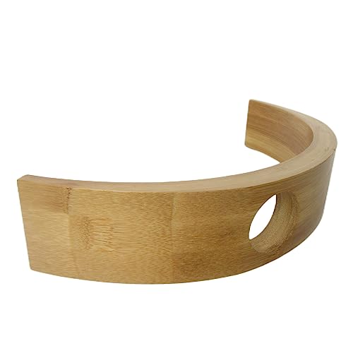 Somonka-L Single Wine Bottle Holder,Natural Bamboo Personalized Rack,Self Balancing Display Rack,Wine Stand