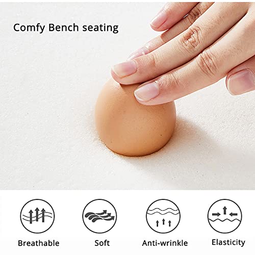 Luxurious End of Bed Bench,Leather Upholstered Bench Bedroom Bench with Golden Legs,Entryway Bench,Modern Bench Seat for Livng Room-Light Gray 80