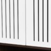 ZCMEB Foyer Corridor Shoe Cabinet Multi-layer Shoe Cabinet Storage Cabinet Finished Wooden Two-door Shoe Cabinet