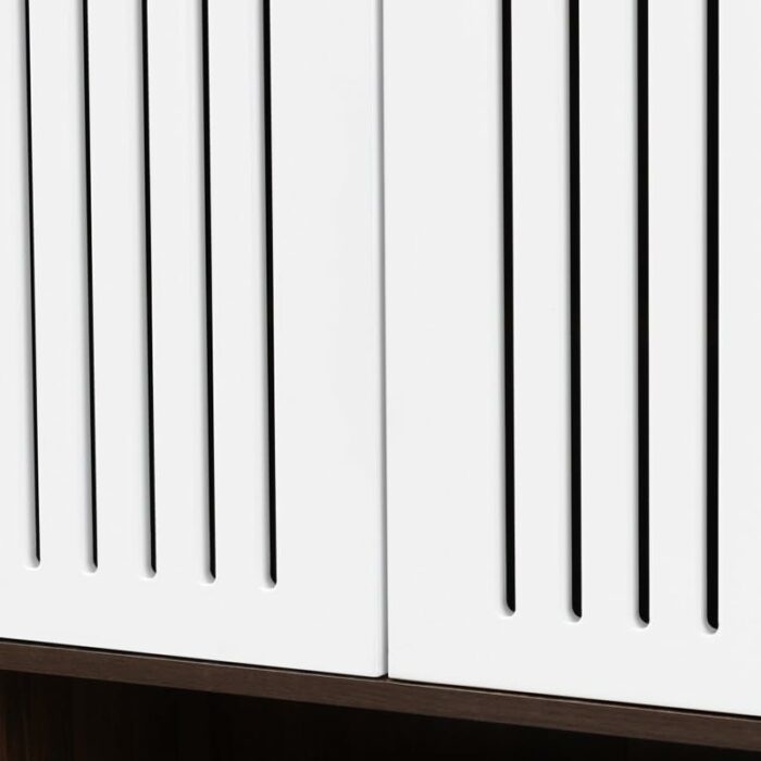 ZCMEB Foyer Corridor Shoe Cabinet Multi-layer Shoe Cabinet Storage Cabinet Finished Wooden Two-door Shoe Cabinet