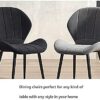 dining chair Kitchen Chair Velvet Seat and Backrest Sturdy Metal Legs for Kitchen/Dining Room/Lounge (Color : C, Size : Golden feet)