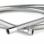 Aqualisa 164516 Shower Hose, 1.5m, Chrome-plated stainless steel, 1.69 in*12.63 in*8.3 in