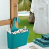 stardis Shower Basket with Hooks for Hanging Shower Shelf Bathroom Utensil Hanging Shelf (Mint)