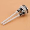 2 Pcs Standard 38 mm Toilet Buttons with Four Rods Dual Push Button Toilet Flush Button for Toilet Closestool Cistern Replacement Accessories (Si