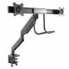 StarTech.com Desk Mount Dual Monitor Arm with USB & Audio - Slim Full Motion Adjustable Dual Monitor VESA Mount for up to 32" Displays - Ergonomi