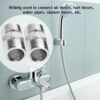 2Pcs Stainless Steel Shower Hose Connector Durable and Damage Resistant Shower Hose Connector Male to Female Ideal for Air Hoses Fuel Hoses Water