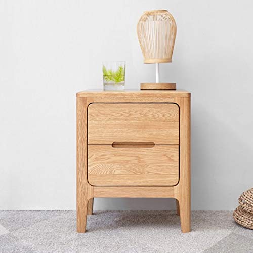 N/A All Solid Wood Bedside Table, Minimalist Bedroom Minimalist Storage Cabinet