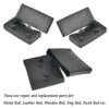 "N/A" 36 pcs Bed Slat Centre Caps Holders, Slat Bracket Cover,Replacement Plastic Bed Slat Holders Kits Bundles,for Single and Double beds，Connec
