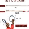 2Pcs Tree Swing Rope Length Adjustable Hanging Kit, Nylon Hammock Chair Strap Indoor Outdoor Swing Attachment (Max load 700lbs)