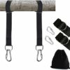 The Upgrade Welded Tree Swing Hanging Kit Holds 2100lbs, Easy & Fast Swing Hanger Installation to Tree- 2 Strap & Snap Carabiner Hook, Perfect fo