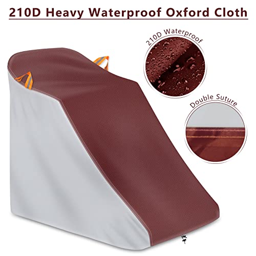 COVERVIN Treadmill Cover,Sports Running Machine Waterproof Protective Cover,600D Oxford Cloth Material All Weather Waterproof Dustproof UV Protec