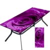 Tablecloth for Folding Table, boho Picnic Table Cover, Waterproof Fitted Table Covers for 6 Foot Tables, Elastic Rim Plastic Table Cover for Picn