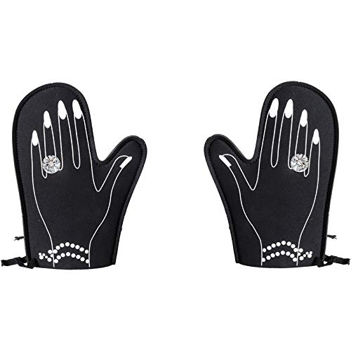ALREMO HUANGXING - Oven Gloves, Diving Material Heat Resistant to 446 °F Oven Mitts, Unique Shape, for Cooking, Baking, Barbebue Potholder, Non-S