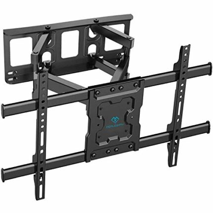PERLESMITH TV Wall Bracket, TV Bracket for 37-85 Inch TVs up to 60kg, Swivel Tilt Extend TV Wall Mount, 65 inch TV Wall Bracket max. VESA 600x400