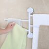 Towel Rack Wall-Mounted Holder Swivel Arm Towel Rail With Extra Long 4 Bars Swivel Bars,Swing Towel Holder For Kitchen,Bathroom,Toilet(Color:B)