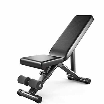 ZXYWW Adjustable Weight Bench for Home Gym, Foldable Weightlifting and Strength Training, Fitness Equipment Supine Board