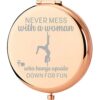 UJIMS Pole Dancer Gift Pole Dancing Makeup Mirror Dancing Lovers Gift for Pole Fitness Pole Dancing Lovers Gifts (Pole Dancing Mirror)