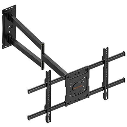 TV Wall Bracket Mount for 32-70 Inch TVs, Long Reach TV Wall Bracket with 710mm Smooth Extension, Swivel and Tilt Universal Corner TV Wall Mount