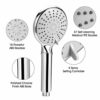 Shower Head with Hose and Showerhead Holder Bracket, QIWODE Handheld Shower Universal Fitting with Adjustable 5 Sprays Modes for Slide Bar Adjust