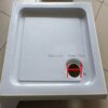 Lokatall Shower Drain Cover, Shower Waste Trap Cover Plug Hole Cover Shower Trap Cover Replacement, 115mm Chrome Finished Top Cover / 90mm Drain