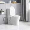 SAMODRA Ultra-Slim Bidet,Bidet Attachment for Toilet UK, Non-Electric Bidet Seat Attachment Dual Nozzle (Rear/Feminine Wash),with Hose and Brass