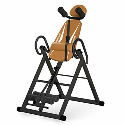 ZXYWW Strength Training Inversion Equipment, Gravity Heavy Duty Inversion Table-300Lbs Weight Capacity, Back Stretcher Machine for Pain Relief Th