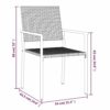 vidaXL Garden Dining Set 9 Piece, Table and Chairs for Patio, Outdoor Lounge Set for Dinner, Dinner Table Set, Modern Style, Poly Rattan and Stee