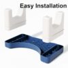 Toilet Stool Squat Adult, Poop Stool for Bathroom Adults, Toilet Foot Stool for Pooping, Toilet Step Stool for Kids, Non-Slip Surface, Sturdy Pla
