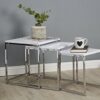 Premier Housewares Nest Of Tables Coffee Table For Living Room Living Room Tables Coffee Table Nest Tables Living Room 42 X 40 X 40 Cm Set Of 3,