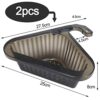 2 Pack Upgraded Drain Basket with Detachable Handle Kitchen Sink Strainer Punch-Free Triangle Corner Basket Hanging Filter Draining Rack Food Sto
