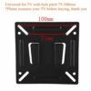 NMD&LR TV Wall Mount Bracket, Universal Slim and Strong Wall Mount Holder for 14-24in LCD LED Monitor Flat Screen, Load Bearing Up to 15KG