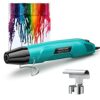SEEKONE Handheld Heat Gun, 350°C Multi Function Portable Mini Hot Air Gun 320W with Overload Protection, 1.5m Ultra-Long Double Insulated Cable,