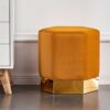Life Interiors Amore Lux Velvet Pouffe, Pink