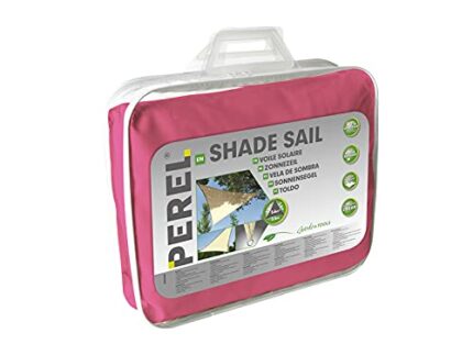 PEREL 3.6 x 3.6 x 3.6 m Triangle Shade Sail - Fuchsia