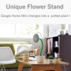 ELECOM Flower Stand Speaker Mount Holder/Compatible with Google Home Mini and Nest Mini/Protective Case AIS-GHMFLOWER