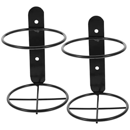 Hemoton Wall Mounted Wine Shelf 2Pcs Wall Wine Holder Wall Single Bottle Rack Wall Wine Rack Wine Storage Rack for Home Bar Wine Holder Wall Moun
