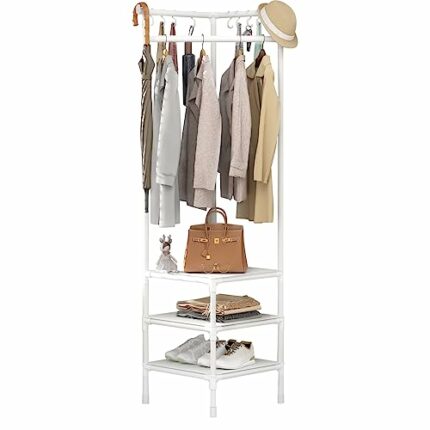 Corner Coat High Hall Trees Metal Sturdy Rack (Coat Rack Only) (Coat Rack Only)