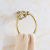 RAKUTE European Round Towel Ring Holder,Towel Rail,Made Stainless Steel Polished Gold Finished Zinc Alloy Concealed Screws Wall Mounted for Bathr