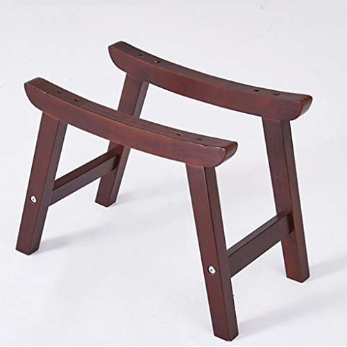 BHVXW Makeup Stool, Makeup Dressing Stool with Concave Seat Surface, Padded Bench Legs, for Bedroom, Brown