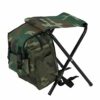 VGEBY Fishing Folding Chairs, Camouflage Fishing Seat Stool with Storage Bag for Camping Fishing Hiking Gardening Traveling Picnic