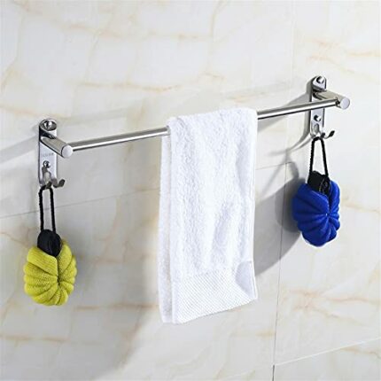 HIGOH Towel Racks,Towel Rail for Bathroom,Bathroom Hand Towel Holder,Rotating Towel Holder,Stainless Steel Swivel Towel Bar,Wall-Mounted Hanger B