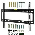 TV Wall Mount 32-70 Inches - Ultra Strong Slim Fixed Bracket Heavy Duty Super 50KG with Fixing Kit for Flat Curved Screen LED, LCD OLED and Plasm