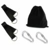 The Upgrade Welded Tree Swing Hanging Kit Holds 2100lbs, Easy & Fast Swing Hanger Installation to Tree- 2 Strap & Snap Carabiner Hook, Perfect fo