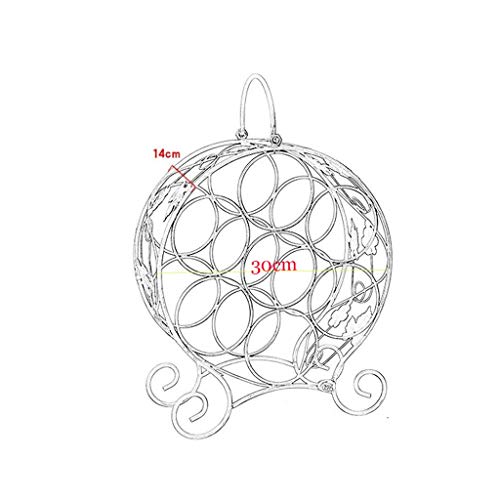 CZDYUF Creative Wine Rack, Multi-bottle Wine Rack, Stylish Wine Rack, Iron Ornaments, Bronze