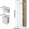 Bathroom Storage Cabinet for Small Spaces, 3/4/5 Drawer Narrow Bathroom Floor Cabinet Strong Frame Home Storage Container Tower, Large Capacity S